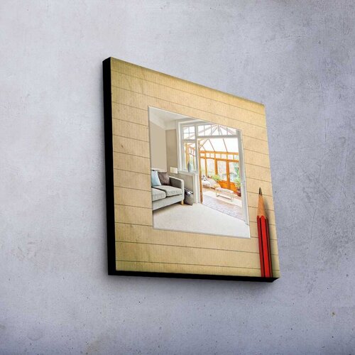 Wallity ogledalo MA-044, 50x50cm Cene