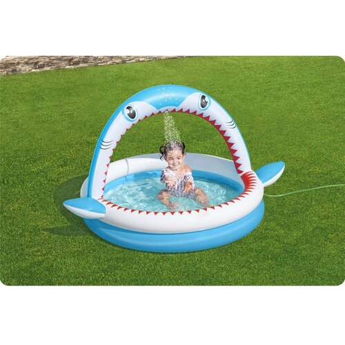 Bestway Bazen na napuhavanje s prskalicom 163 x 127 x 92 cm 53157 Slike