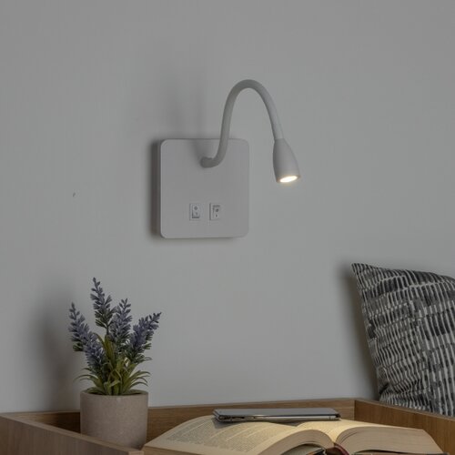 Brilagi - LED fleksibilna zidna lampa MAYA Double LED/4W/230V + LED/3W bela Slike