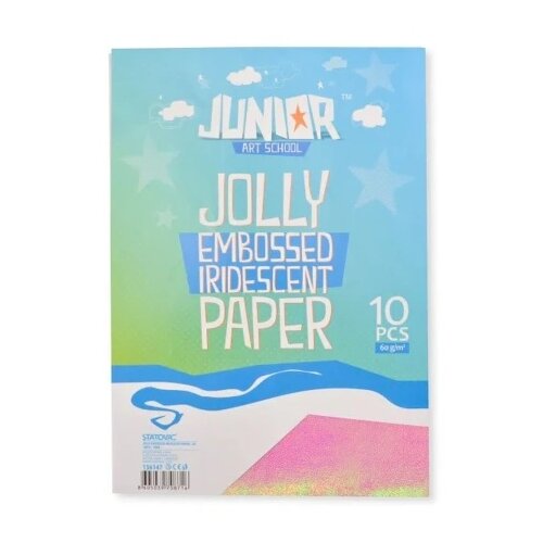 Junior jolly embossed iridescent paper sjajni papir a4 10k - odaberite nijansu roze ( 136147 ) Cene