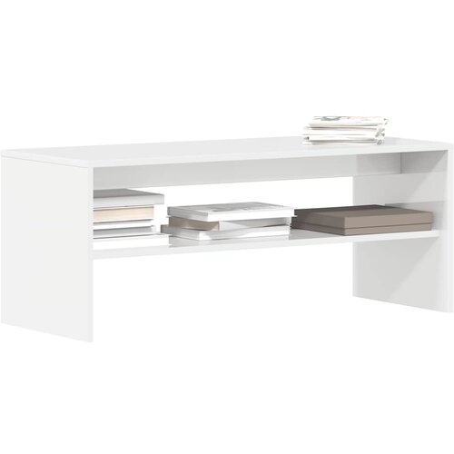 vidaXL TV omarica visok sijaj bela 100x40x40 cm iverna plošča Cene