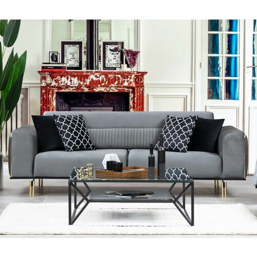 london - grey grey 3-Seat sofa-bed Slike