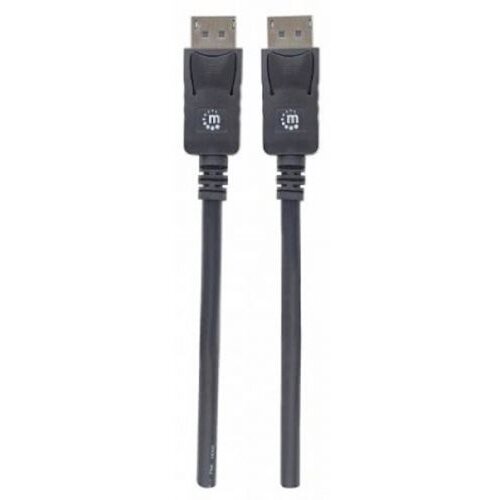 Manhattan kabel DP-DP M/M, 4K@60Hz, 1m, crni 306935 Slike