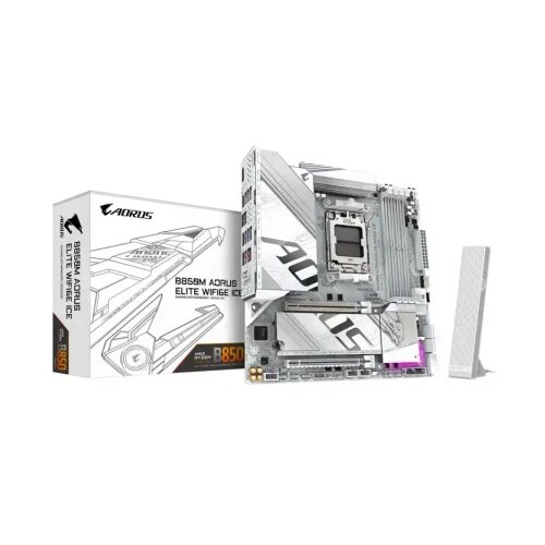 Gigabyte matična ploča AM5 B850M aorus elite wifi 6 ice DDR5 DP/MI/M.2 Cene