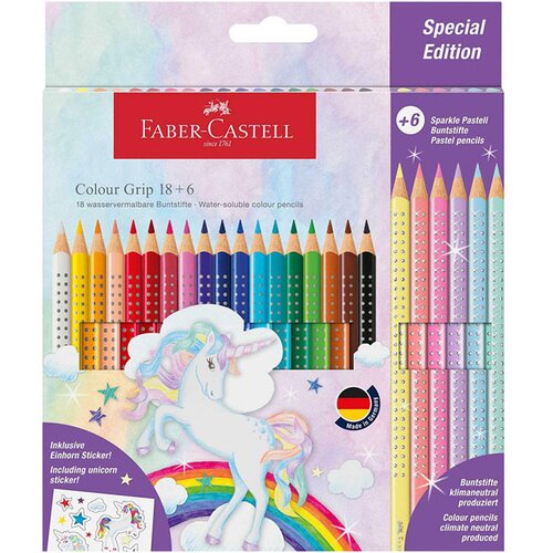 Faber-Castell Barvice Grip Unicorn, 24 kosov Cene