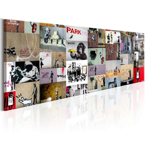  Slika - Art of Collage: Banksy II 150x50 Cijene