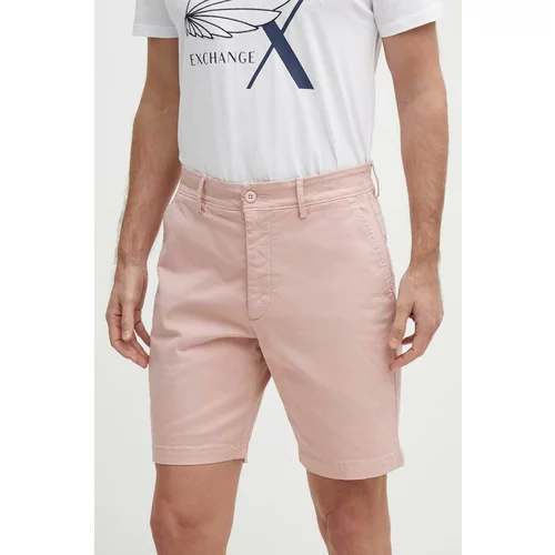 PepeJeans Kratke hlače moški, roza barva