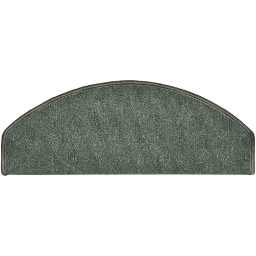  Prostirke za stepenice 15 kom 65x24x4 cm tamnozelene poluokrugle velike Slike