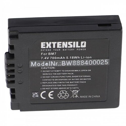Intensilo baterija CGA-S002 za panasonic lumix DMC-FZ1 / DMC-FZ5 / DMC-FZ20, 700 mah kompatibilnost s originalnom baterijom Slike