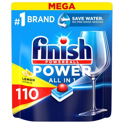 Finish tablete za mašinu za pranje posuđa Powerball, limun, 110 komada Cene