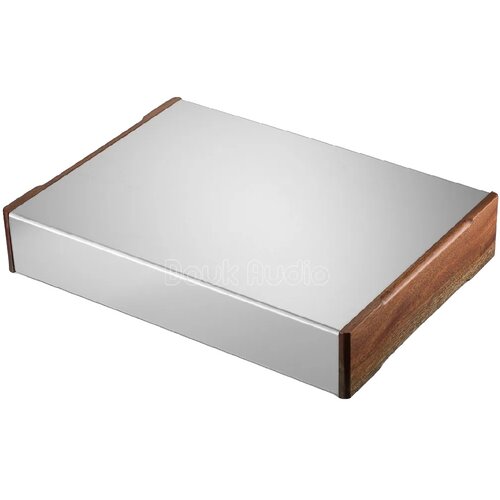 Oem Ohi&amp;scaron;je ojačevalnika, aluminijasta in lesena zasnova, 420mm x 305mm x 70mm, enostavna DIY sestava, združljivo z različnimi modeli ojačevalnikov, (5000149617) Slike