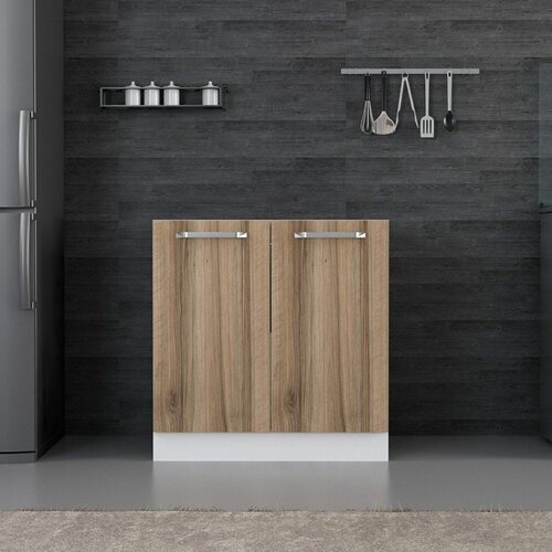 Hanah home kuhinjski element Minar 4144, 80 cm, beli / dore Cene