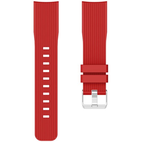 silikonska narukvica za pametne satove crvena 20mm Slike