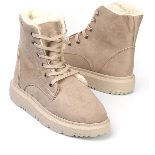 Capone Outfitters Women&amp;#039;s Round Toe Shearling Boots Slike