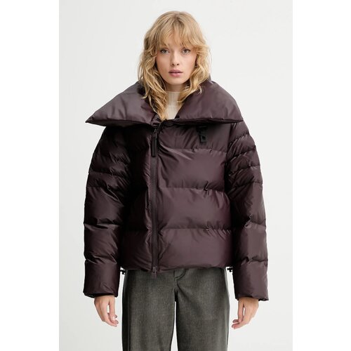 Rains Jakne ALTA VISION SHORT PUFFER JACKET Bordo Cene