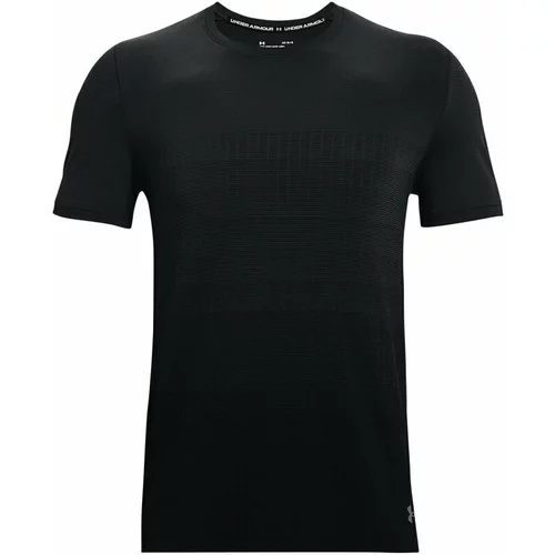 Under Armour Men's UA Seamless Lux Short Sleeve Black/Jet Gray XL Fitnes majica