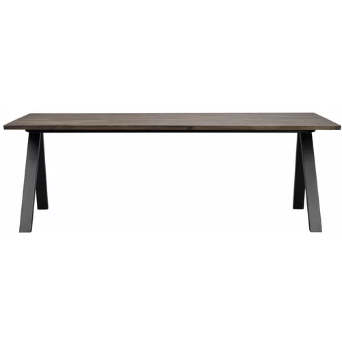 Rowico Blagovaonski stol na razvlačenje s hrastovom pločom 220x100 cm Carradale -