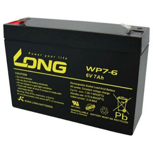 Kung Long baterija long WP7-6 6V 7Ah kung long Slike