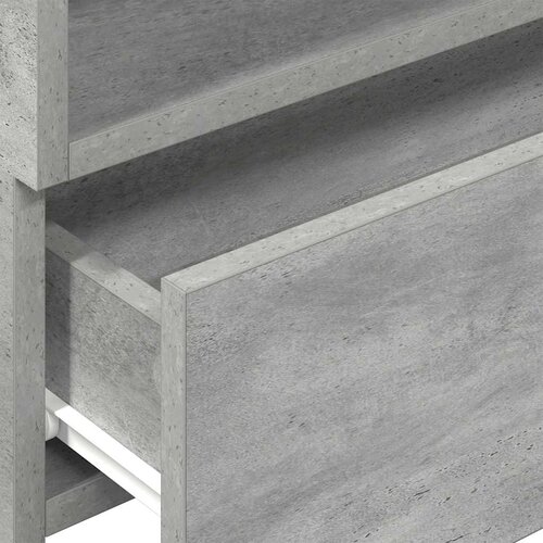  Zidni noćni ormarići 2 kom beton siva 45x26x28,5 cm Slike