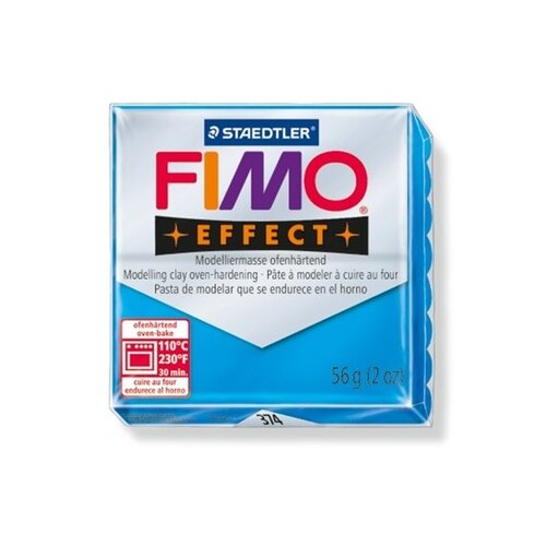 FIMO Plastelin, 56 g, &amp;quot;Effect&amp;quot;, modri Slike