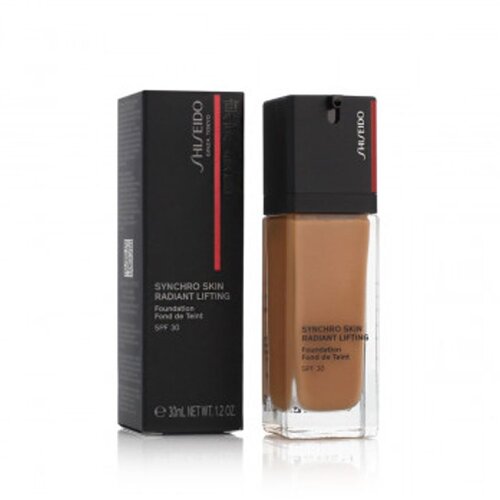Shiseido Synchro Skin Radiant Lifting Foundation posvetlitveni lifting tekoči puder SPF 30 odtenek 420 Bronze 30 ml Cene