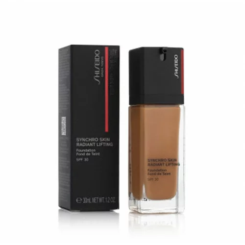 Shiseido Synchro Skin Radiant Lifting Foundation posvetlitveni lifting tekoči puder SPF 30 odtenek 420 Bronze 30 ml