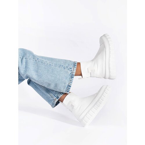 SEASTAR White high platform sneakers Slike