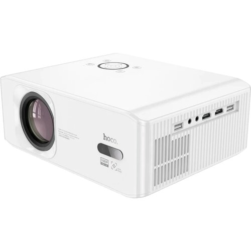 Hoco. Pametni projektor DT3, Full HD, Android TV, WiFi 2.4/5 GHz, BT, Bijeli Slike