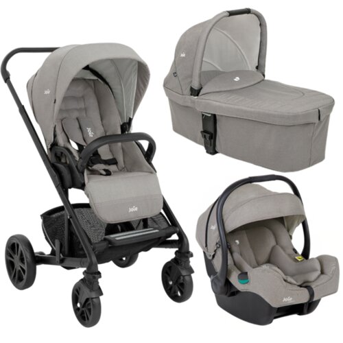 Joie kolica 3u1 Chrome + košara + autosjedalica i-Gemm 3 i-Size - Pebble Cene