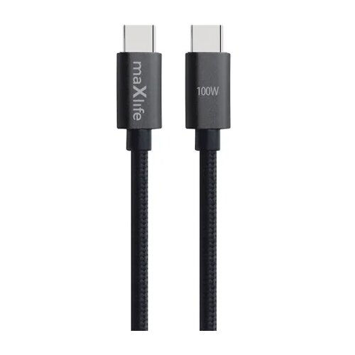 Maxlife MXUC-12 cable USB-C -USB-C 1,0 m 100W black Cijene