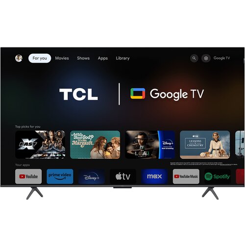 Tcl Televizor 75C655/QLED/75"/4K UHD/60Hz/Google TV/crna Cene