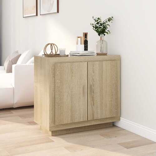 VidaXL Komoda boja hrasta sonome 80 x 40 x 75 cm od konstruiranog drva Slike