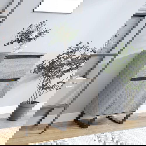 vidaXL Komoda siva sonoma 40x35x70 cm inženirski les Cene