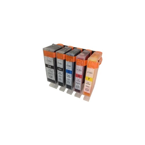 Canon - Komplet tinta za CLI-521 BK/C/M/Y + PGI-520BK, zamjenski Cijene