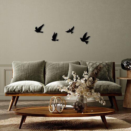  Kovinska stenska dekoracija 18x20 cm Birds &amp;ndash; Wallity Slike
