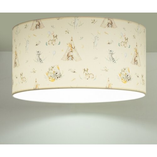  Dečije plafonsko svetlo KIDS ROOM 1xE27/60W/230V prečnik 40 cm životinjice Slike