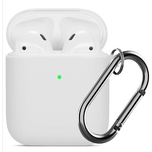 Venisymlis Silikonski etui za slu&amp;scaron;alke AirPods z obeskom za ključe, za&amp;scaron;čitni ovitek za slu&amp;scaron;alke AirPods, odporen proti udarcem, (22101951) Slike