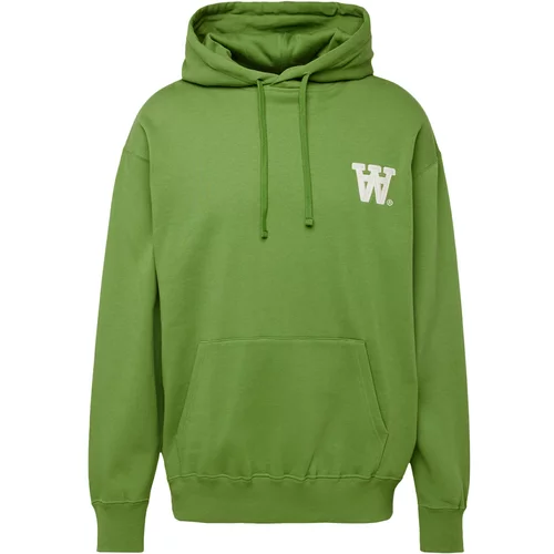 Wood Wood Sweater majica 'Cass' travnato zelena