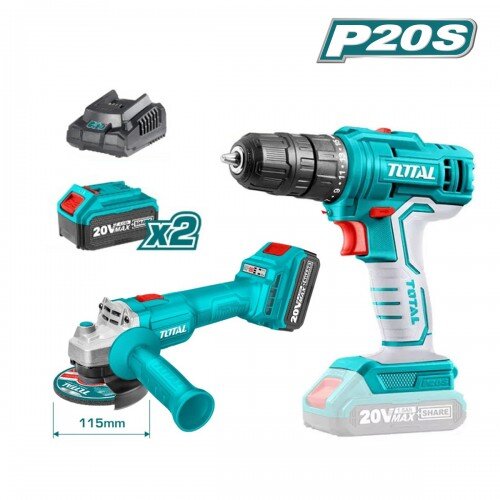 TOTAL TOOLS Akumulatorski kotni brusilnik 20V/9000rpm/P20S (Brez baterije) (TAGLI20157) Cene