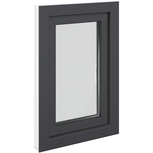  Prozor za podrum RISOR 50 x 75 cm PVC i staklo Antracit Slike