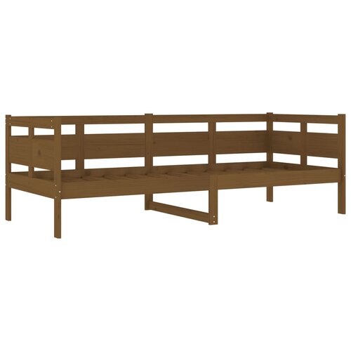  Dnevni ležaj od masivne borovine smeđa boja meda 80 x 200 cm Slike