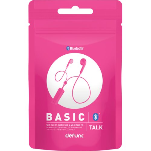 Defunc slu&amp;scaron;alice - bluetooth - earbud basic - talk - pink Slike