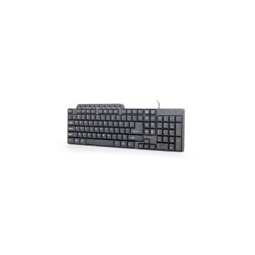  Tastatura GEMBIRD, KB-UM-104, Compact multimedia keyboard, USB, US layout, black Cijene