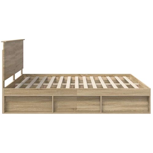  Okvir za krevet Sonoma 200 x 200 cm Čvrsto borovo drvo Slike