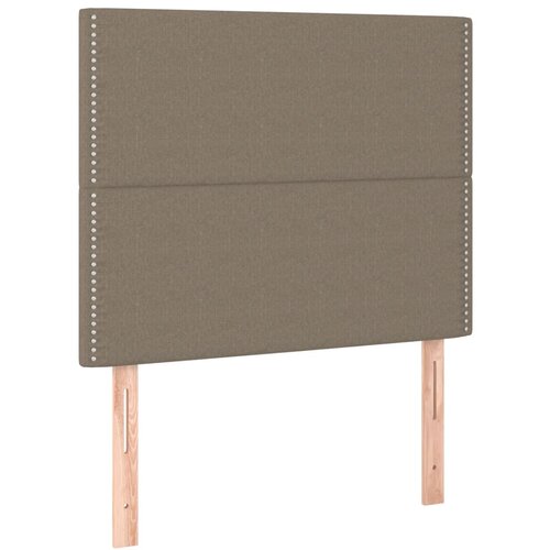Maison Chic Posteljno vzglavje - Vzglavna omarica 2 kosa taupe 80x5x78/88 cm blago, (22078461) Cene