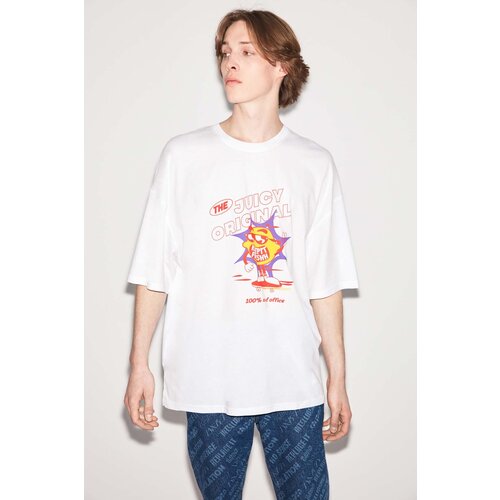 Grimelange Juice Oversize White T-shirt Slike