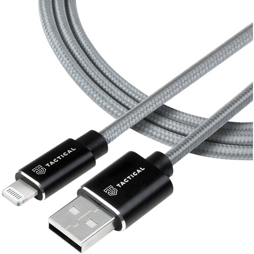 TACTICAL Aramid ekstra čvrst kabel USB-A/Lightning MFI - 1m - Siva KP31196 Cijene