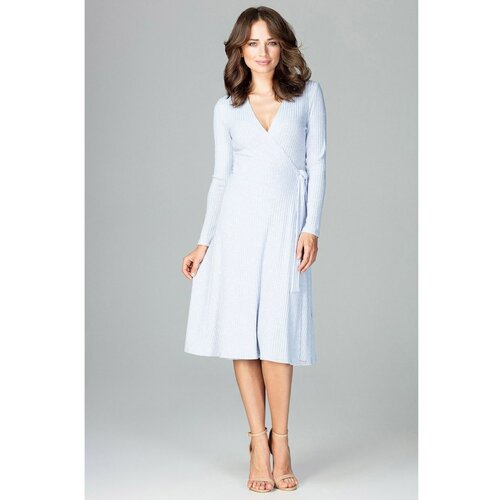 Lenitif Ženska haljina K465 Light bela | siva Cene