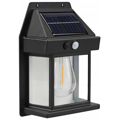 LED solarno zidno svetlo sa senzorom LED/3,7V 600 mAh IP44 crno Cene