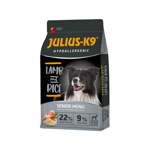 Julius-K9 Julius K9 Senior Hypoallergenic - jagnjetina i pirinač, 12 kg Slike